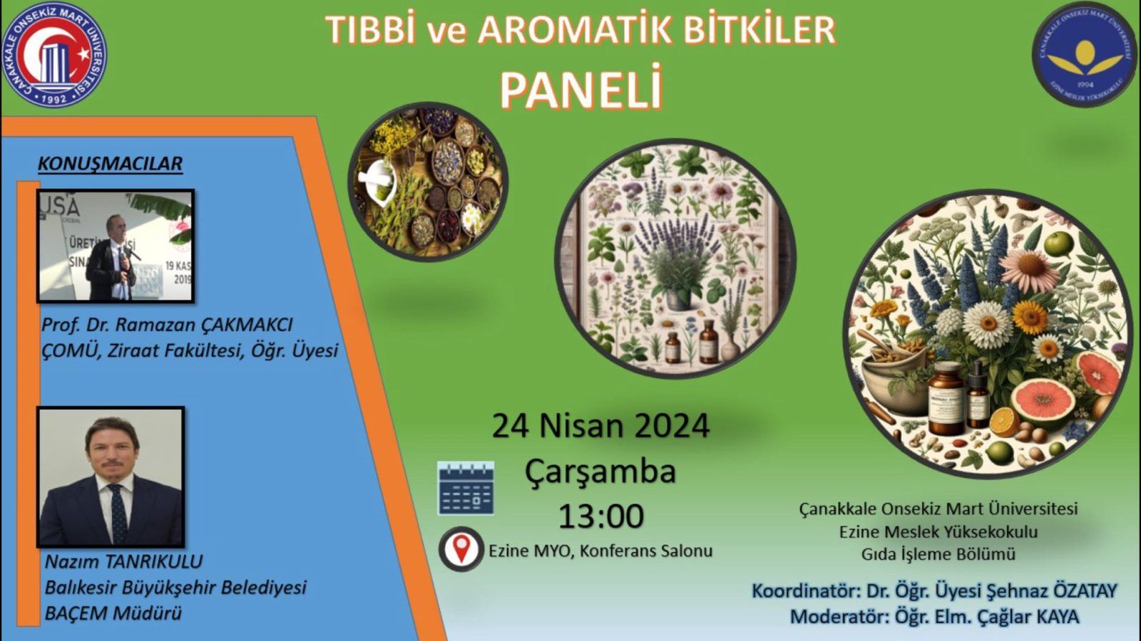 Tibbi ve Aromatik Bitkiler Paneli – Çanakkale