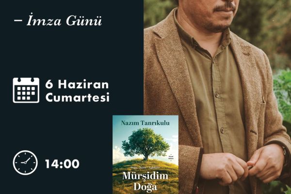 Mürşidim Doğa kitabımızın ilk imza günü bu hafta sonu İstanbul’da. İstanbulda ol…